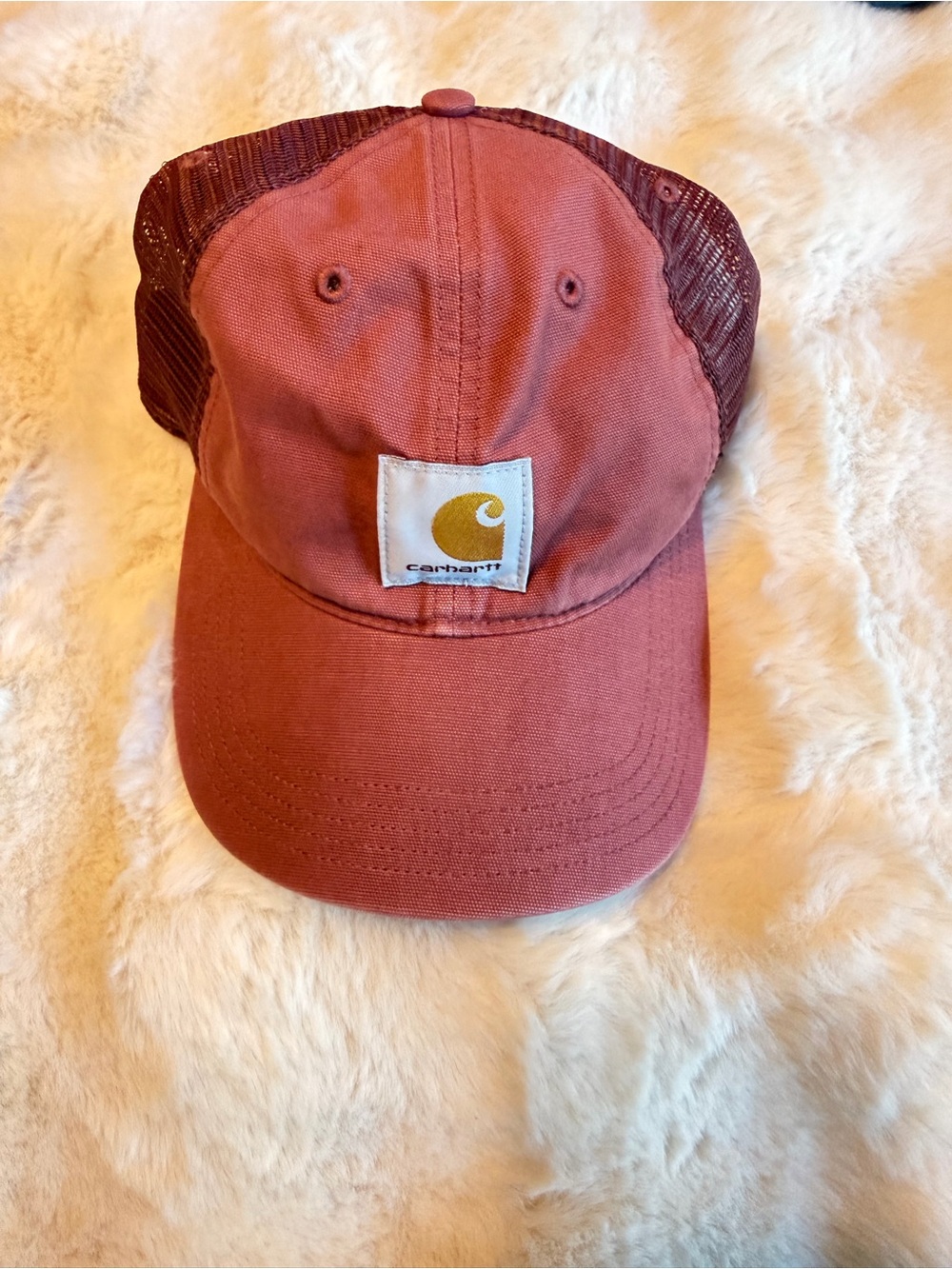Carhartt Classic Brick Red Unisex Trucker Hat